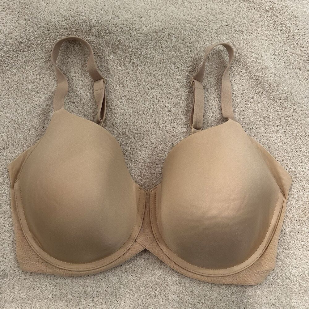WACOAL Bra 36DDD 853281 Ultimate Side Smoother Underwire Contour EU 80F Nude